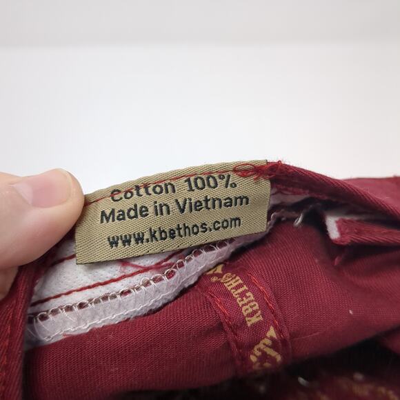 Happy Camper Baseball Cap Red One Size Adjustable Distressed KB ETHOS Vintage - Picture 9 of 9